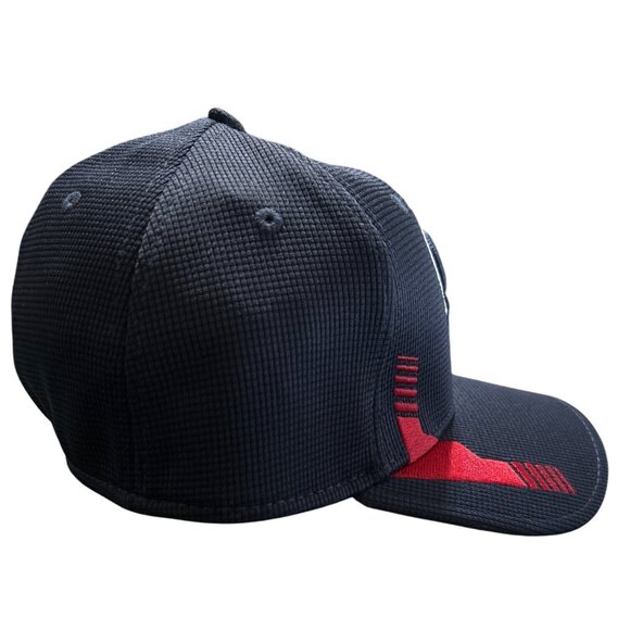 Houston Texans New Era 39Thirty Stretch Fit Baseball Cap Navy Red Authentic NFL - Picture 5 of 7
